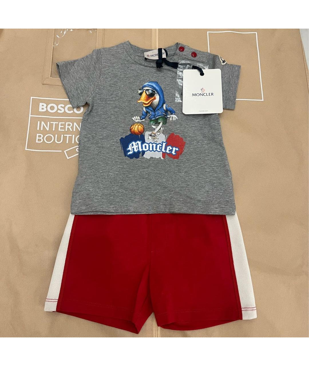 MONCLER Серый комплект, фото 3