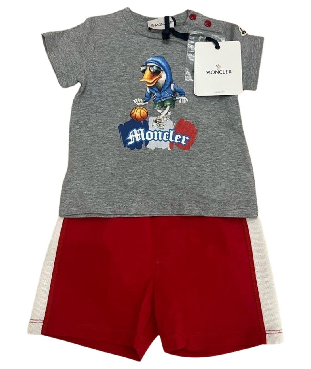 MONCLER Серый комплект, фото 1