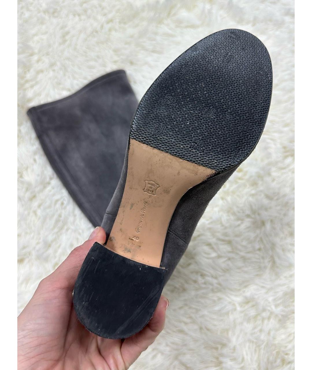 GIANVITO ROSSI Серые сапоги, фото 3