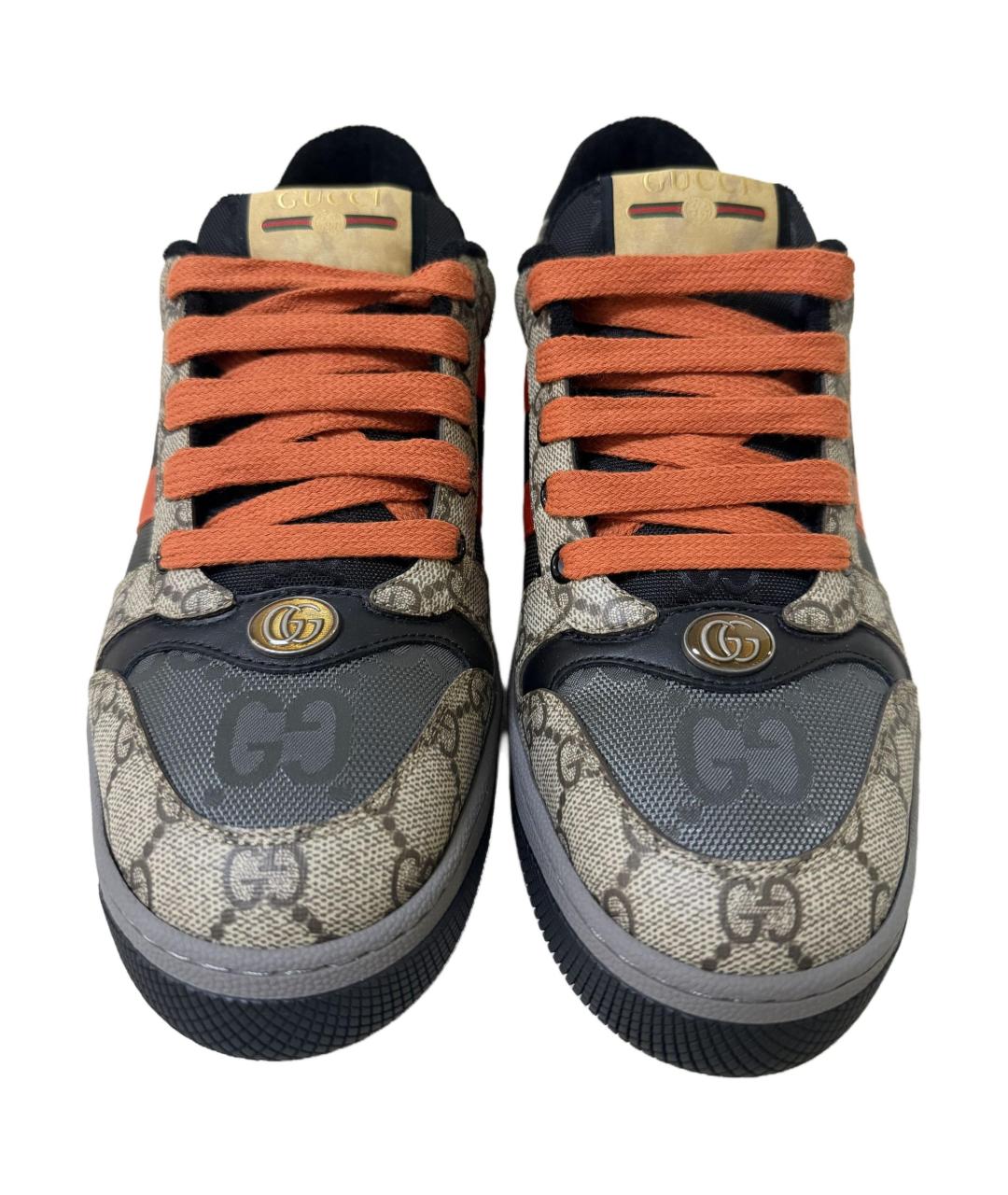 GUCCI Бежевые низкие кроссовки / кеды, фото 4