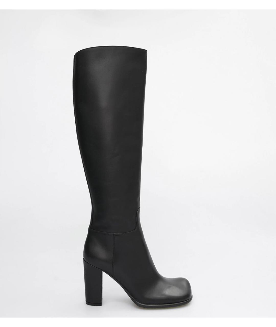 BOTTEGA VENETA Черные кожаные сапоги, фото 5