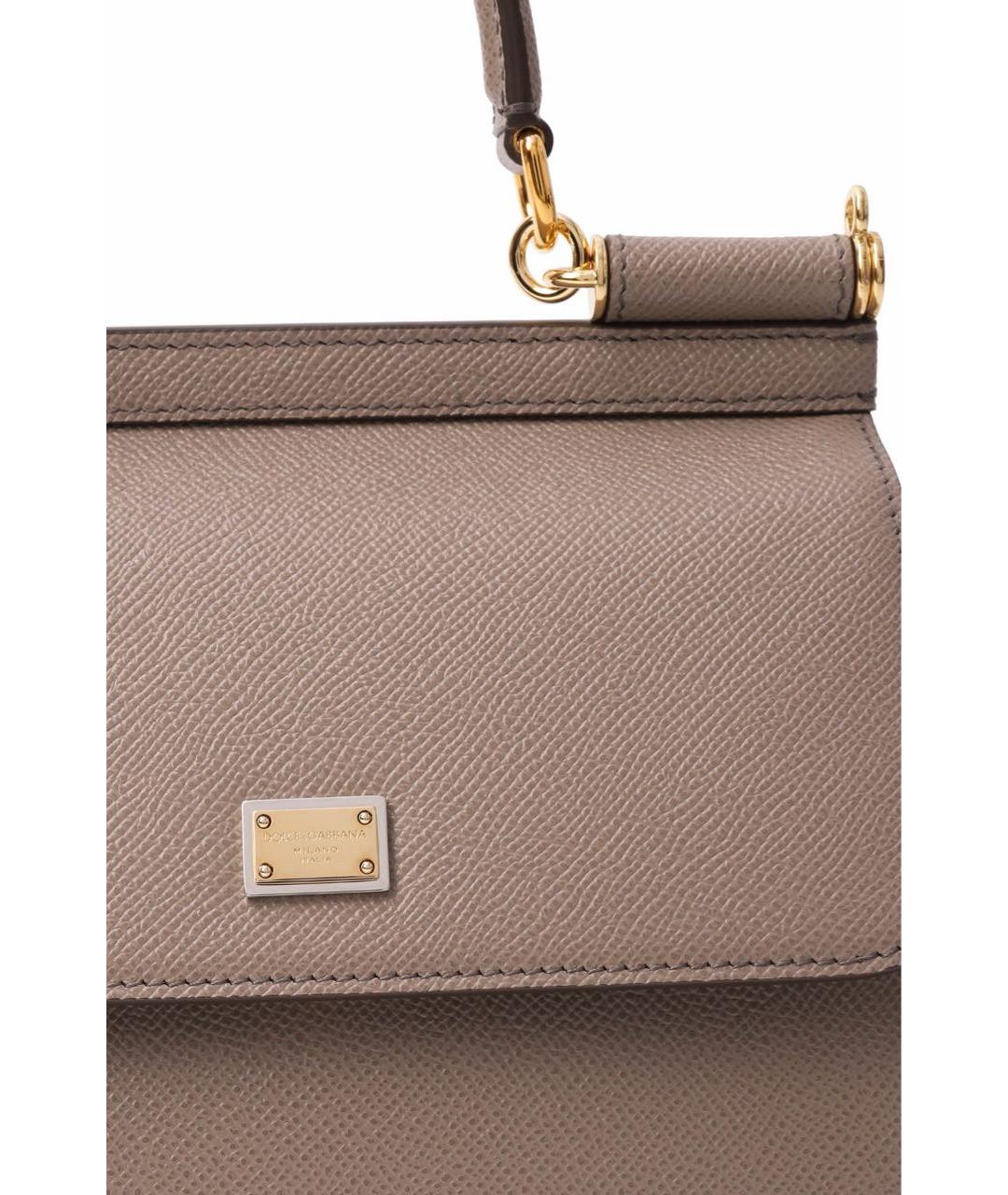 DOLCE&GABBANA Кожаная сумка с короткими ручками, фото 2