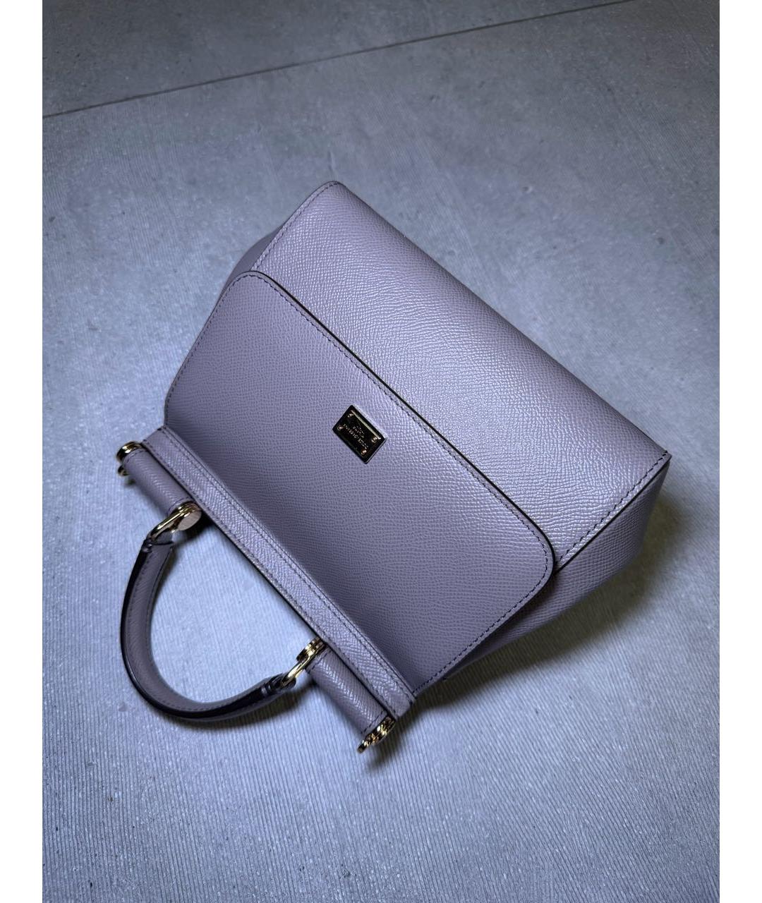 DOLCE&GABBANA Кожаная сумка с короткими ручками, фото 3