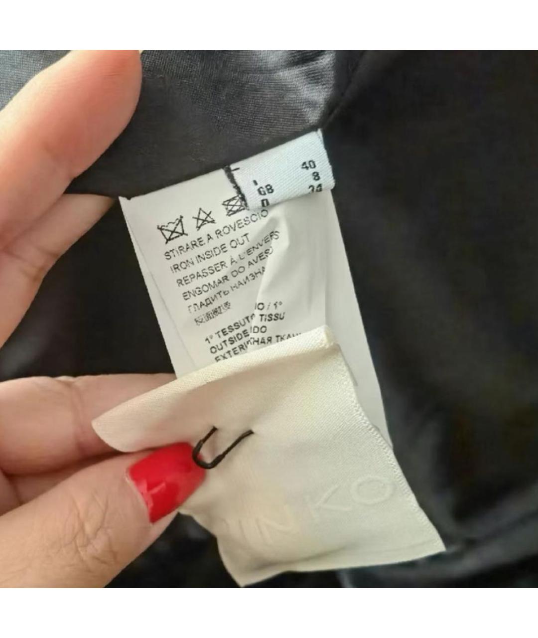 PINKO Черный жакет/пиджак, фото 4