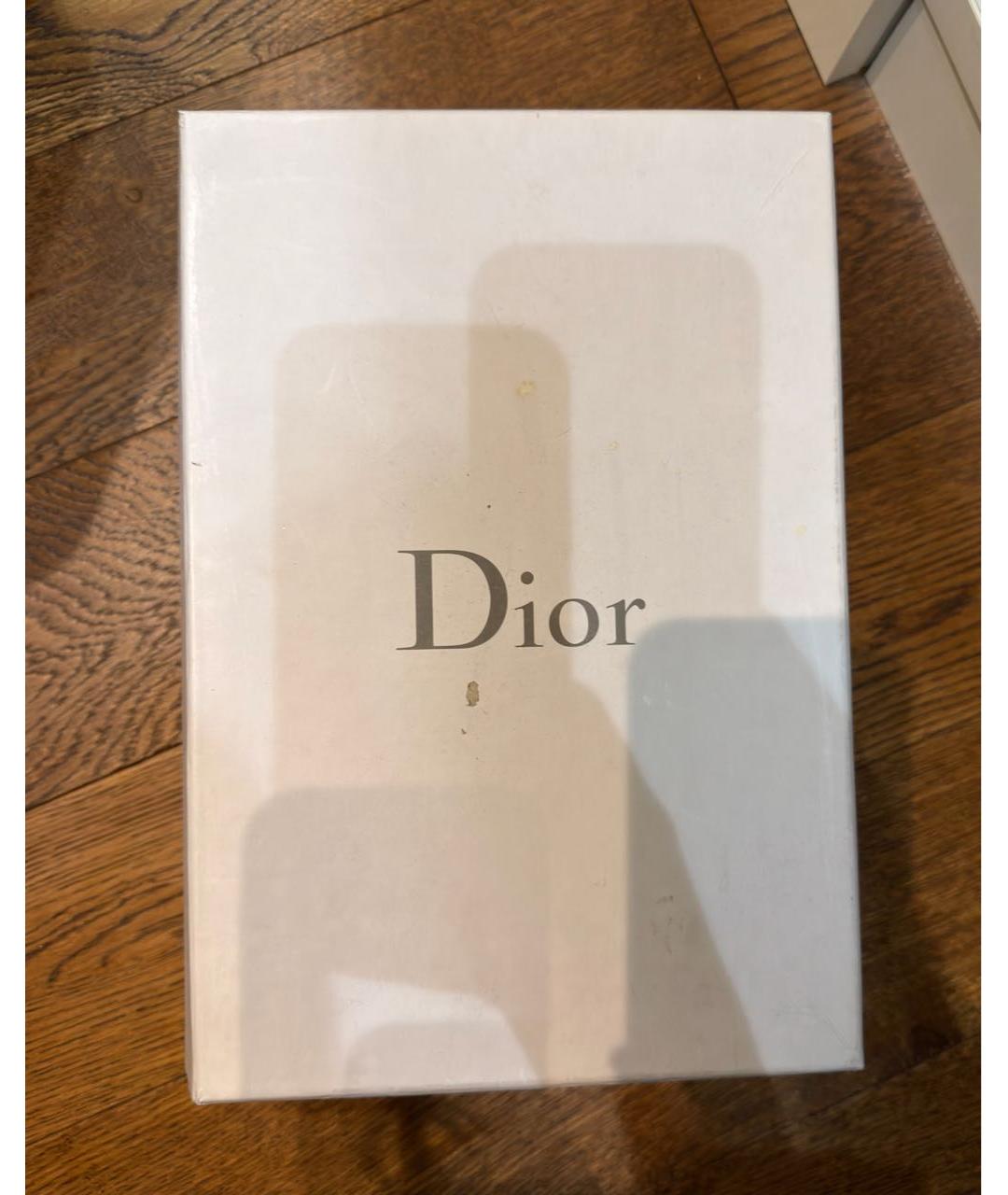 CHRISTIAN DIOR Бордовые кожаные туфли, фото 6