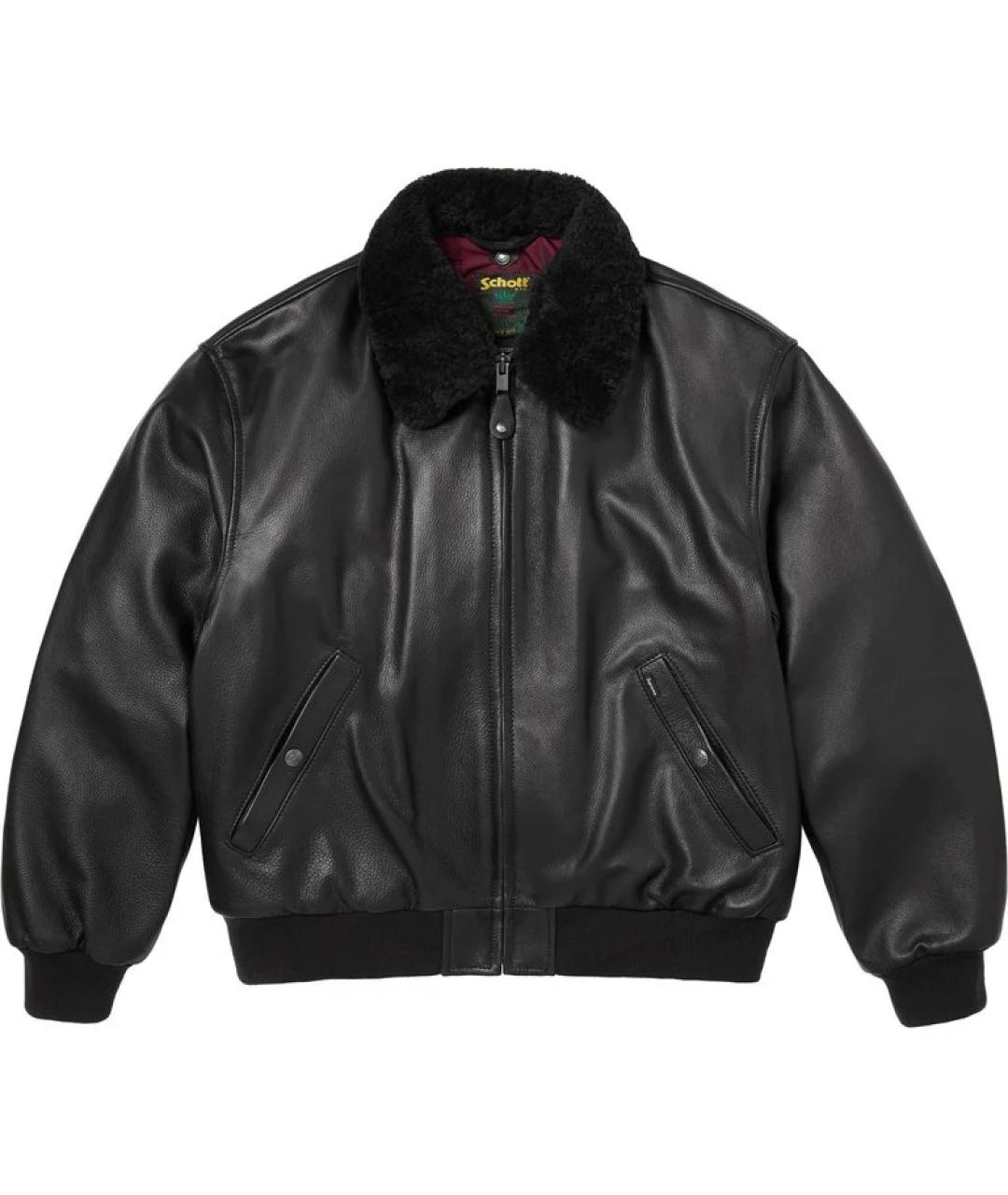 SUPREME Черная куртка, фото 1