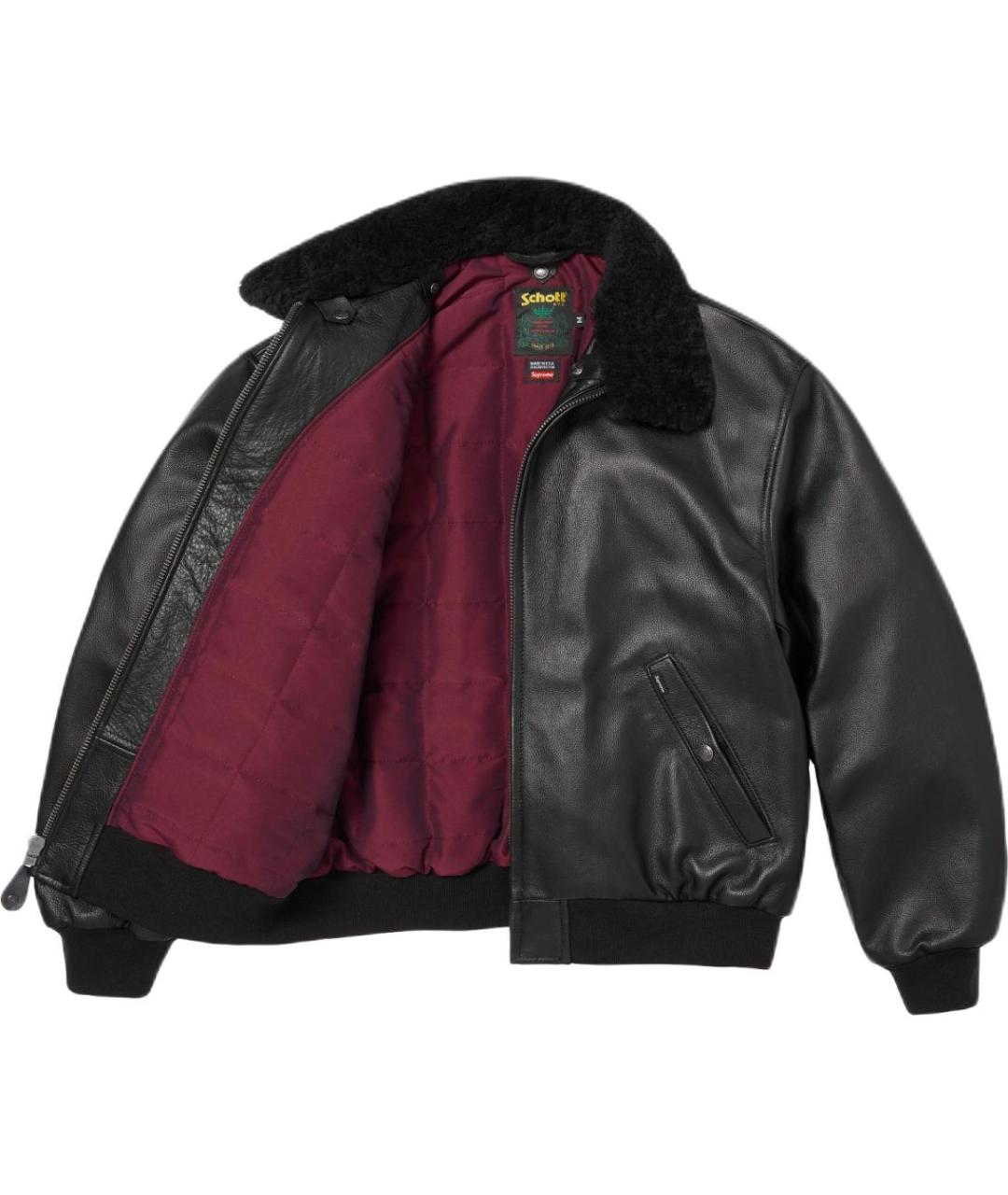 SUPREME Черная куртка, фото 2