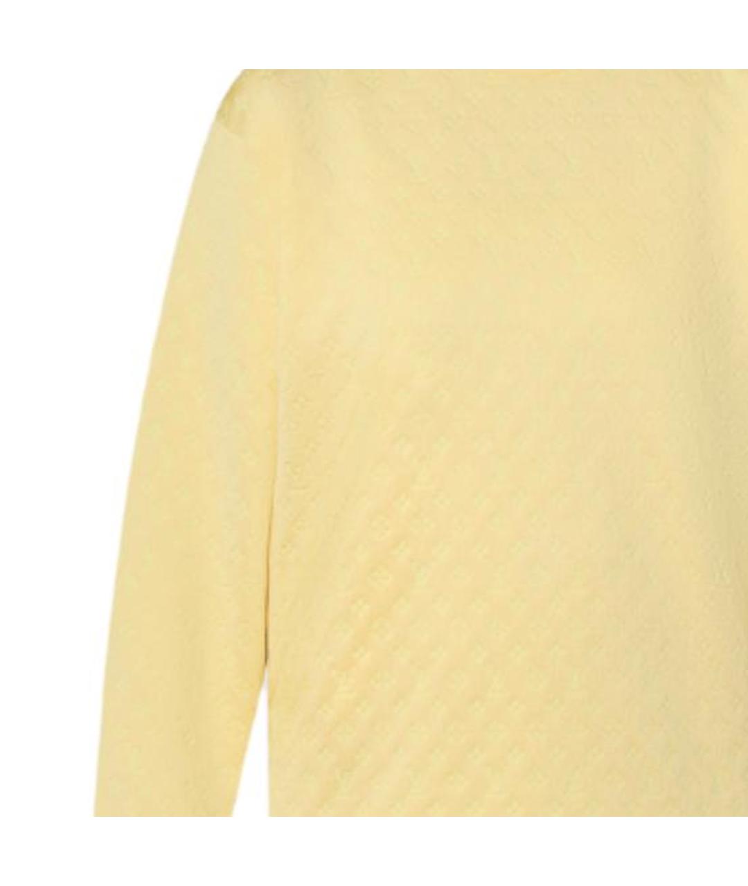 LOUIS VUITTON Желтый джемпер / свитер, фото 4