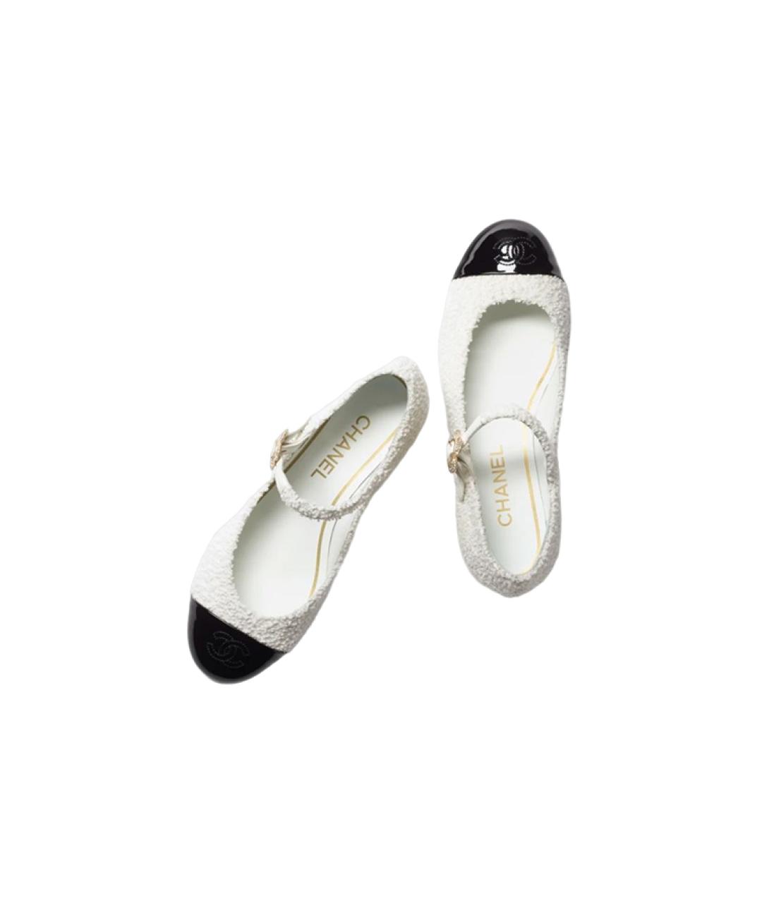 CHANEL Белые туфли, фото 4