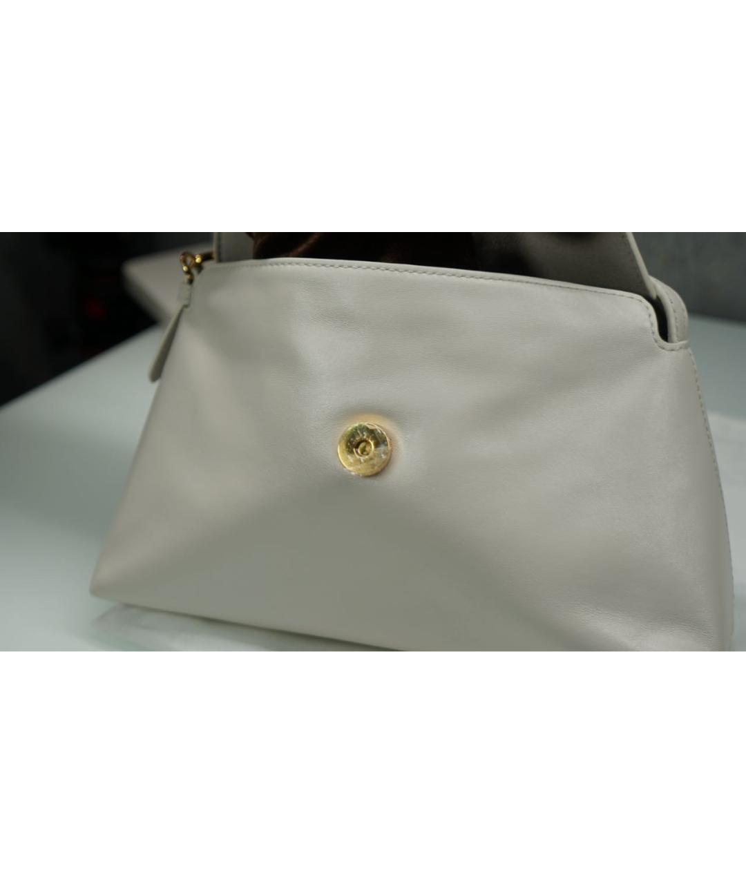 FURLA Белая кожаная сумка через плечо, фото 8