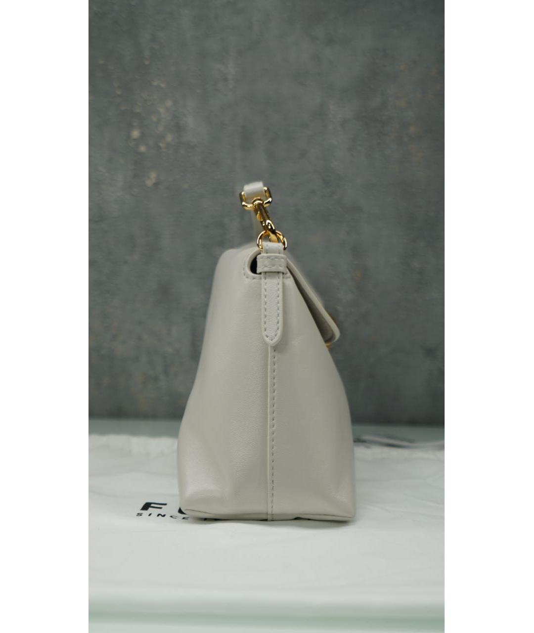 FURLA Белая кожаная сумка через плечо, фото 6