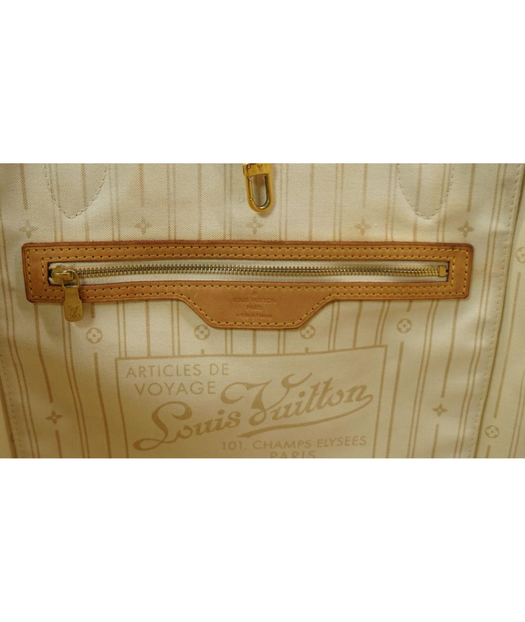 LOUIS VUITTON Белая сумка тоут, фото 8
