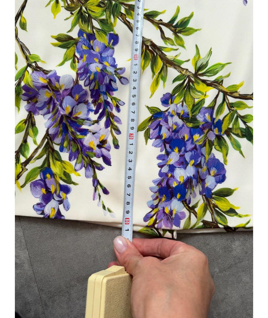 DOLCE&GABBANA Белый шелковый костюм с юбками, фото 4