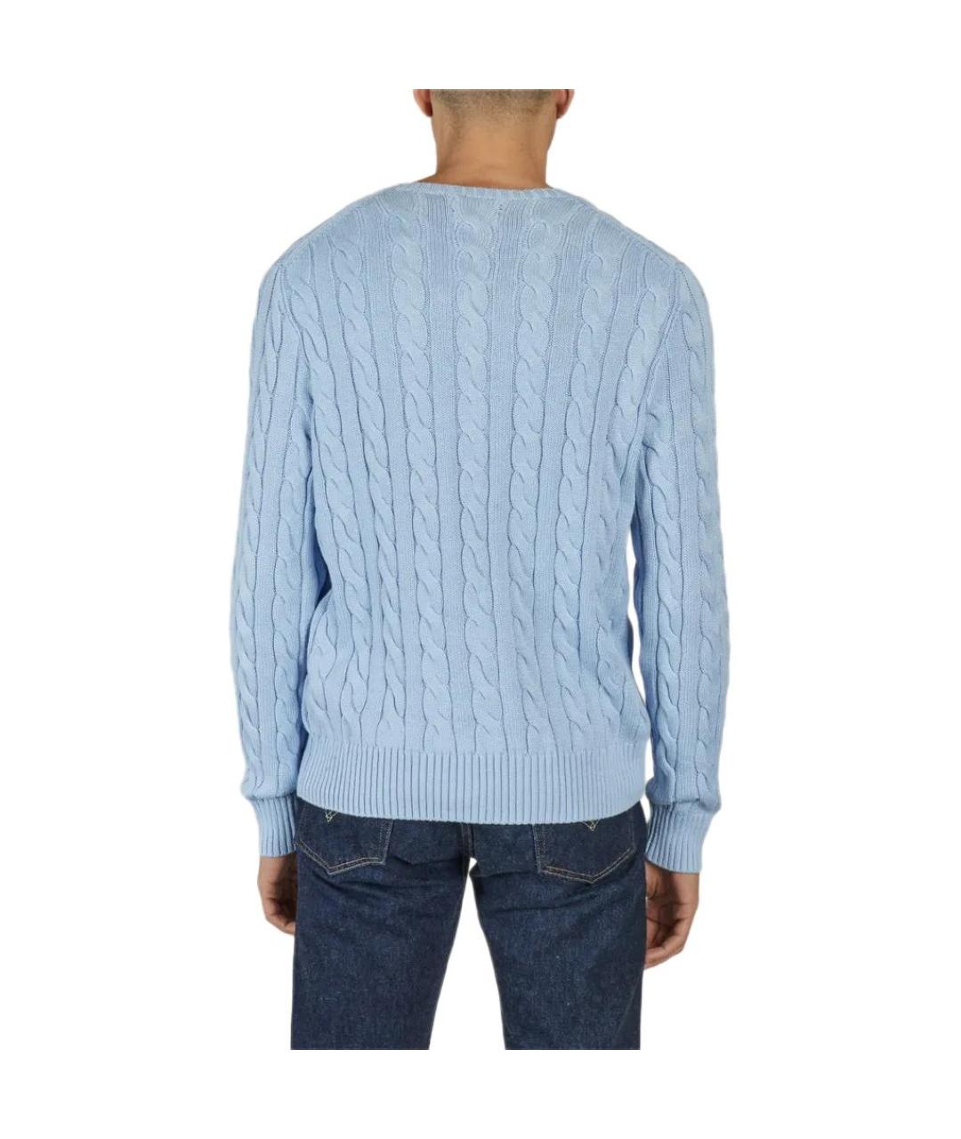 POLO RALPH LAUREN Голубой джемпер / свитер, фото 3
