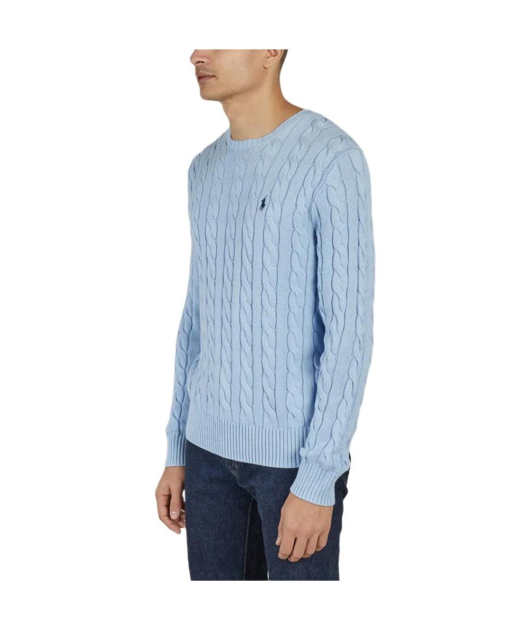 POLO RALPH LAUREN Голубой джемпер / свитер, фото 4