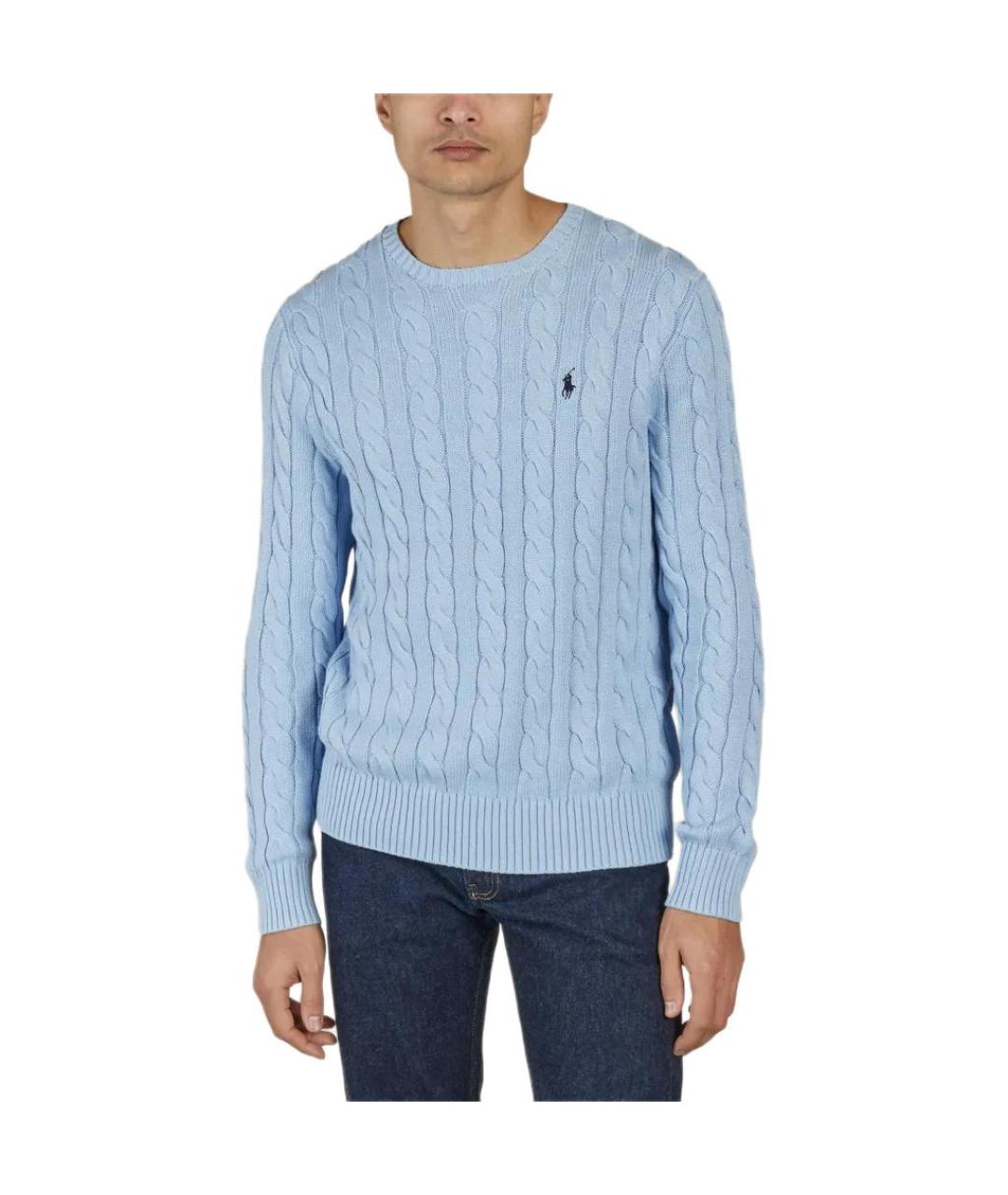 POLO RALPH LAUREN Голубой джемпер / свитер, фото 2