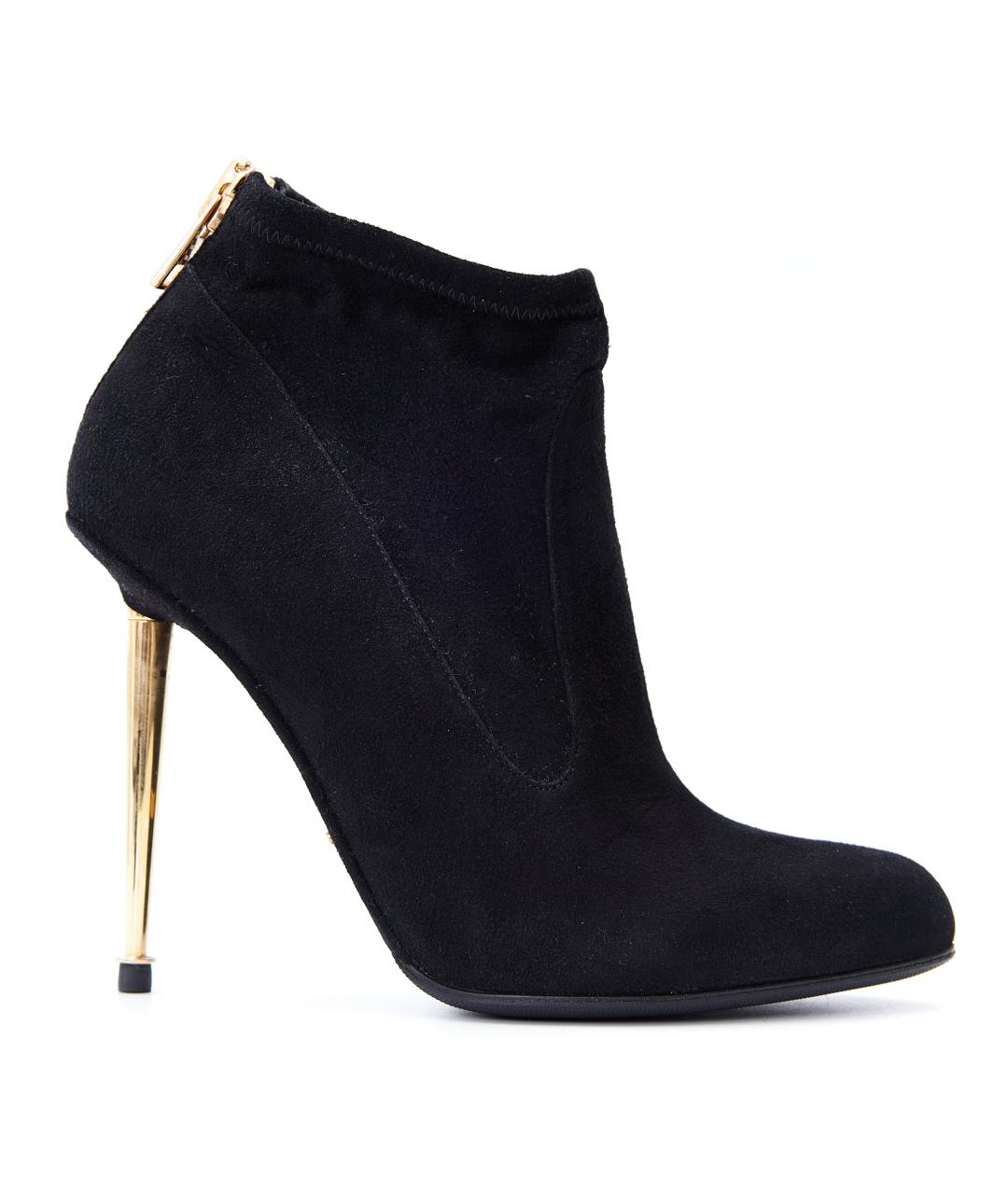 TOM FORD Черные замшевые ботильоны, фото 1