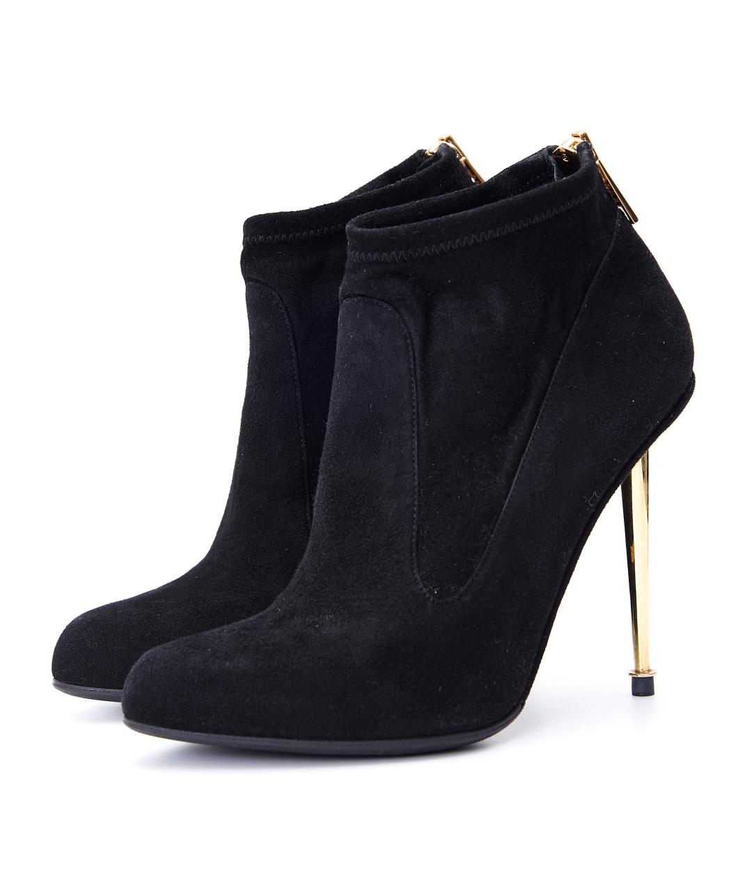 TOM FORD Черные замшевые ботильоны, фото 2