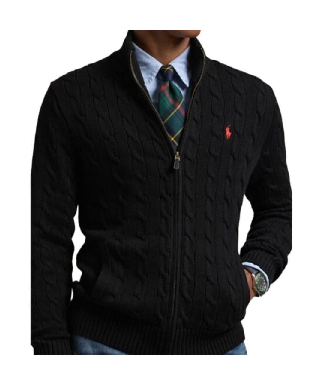 POLO RALPH LAUREN Черный джемпер / свитер, фото 5