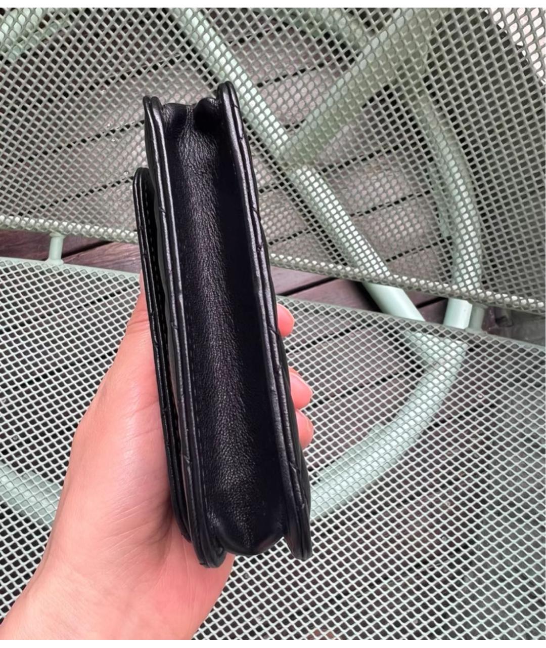 CHANEL Черная кожаная сумка через плечо, фото 6