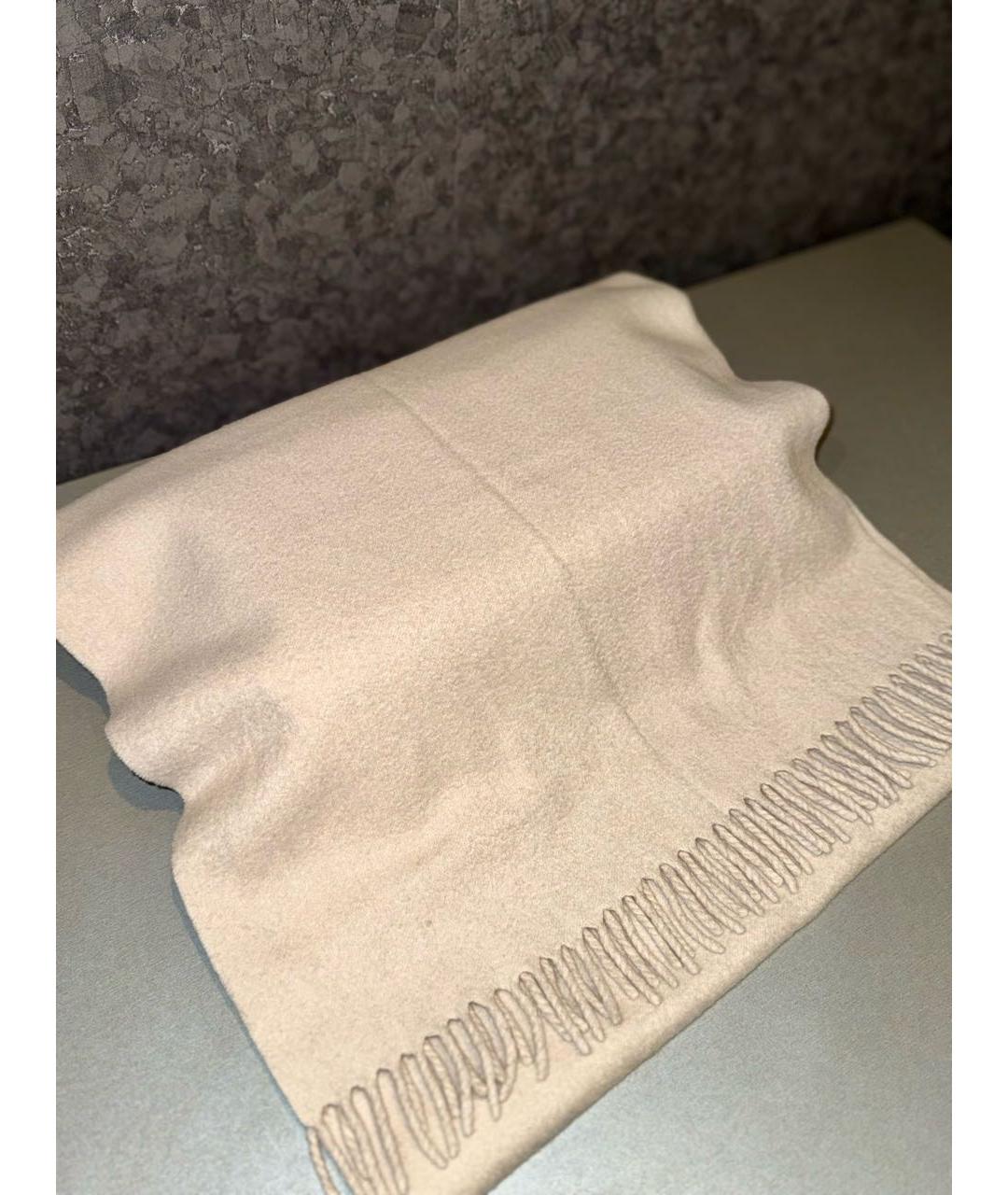 PRADA Бежевый кашемировый шарф, фото 2