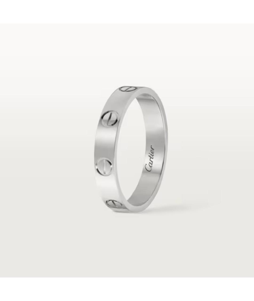 CARTIER Серебряное кольцо из белого золота, фото 2