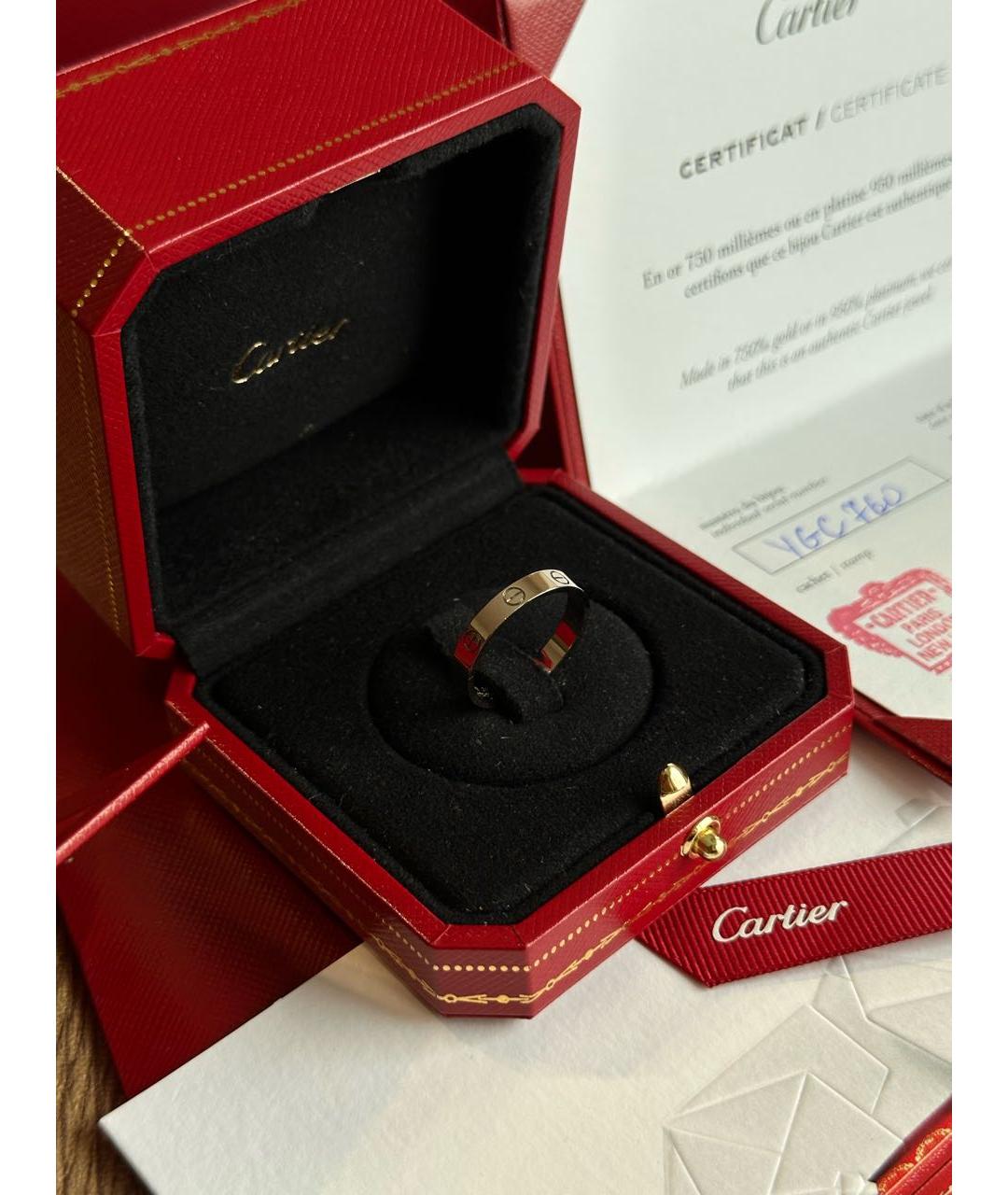 CARTIER Серебряное кольцо из белого золота, фото 4