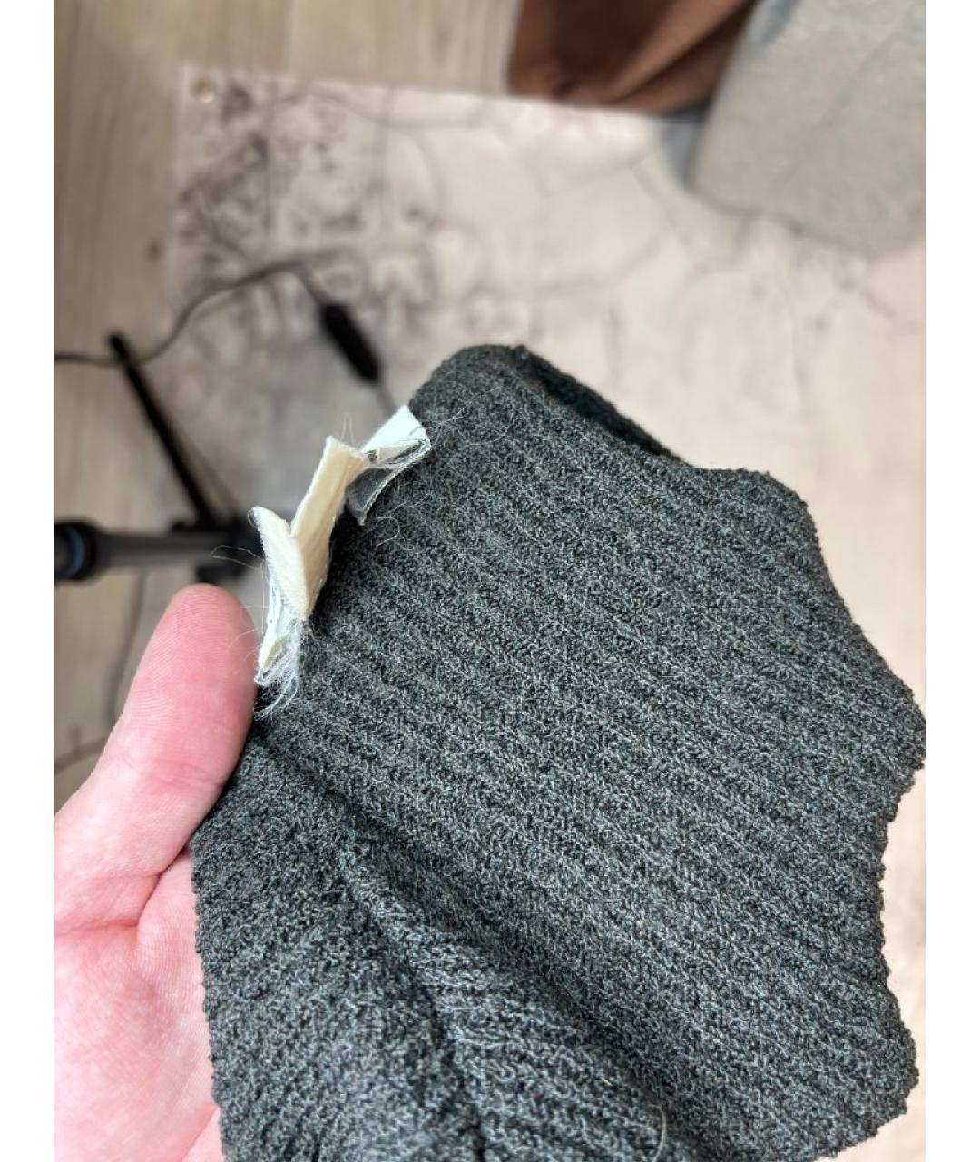 MAX MARA Антрацитовая шерстяная жилетка, фото 7