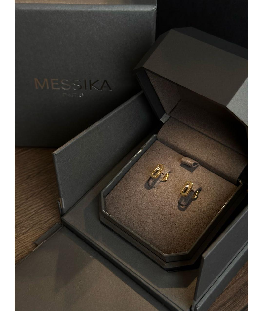 MESSIKA Золотые серьги из желтого золота, фото 4