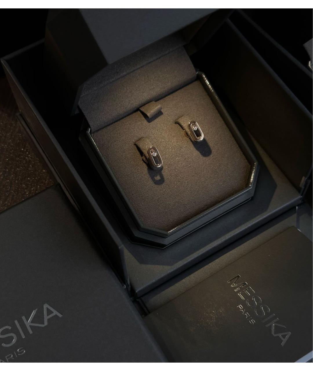 MESSIKA Золотые серьги из розового золота, фото 4