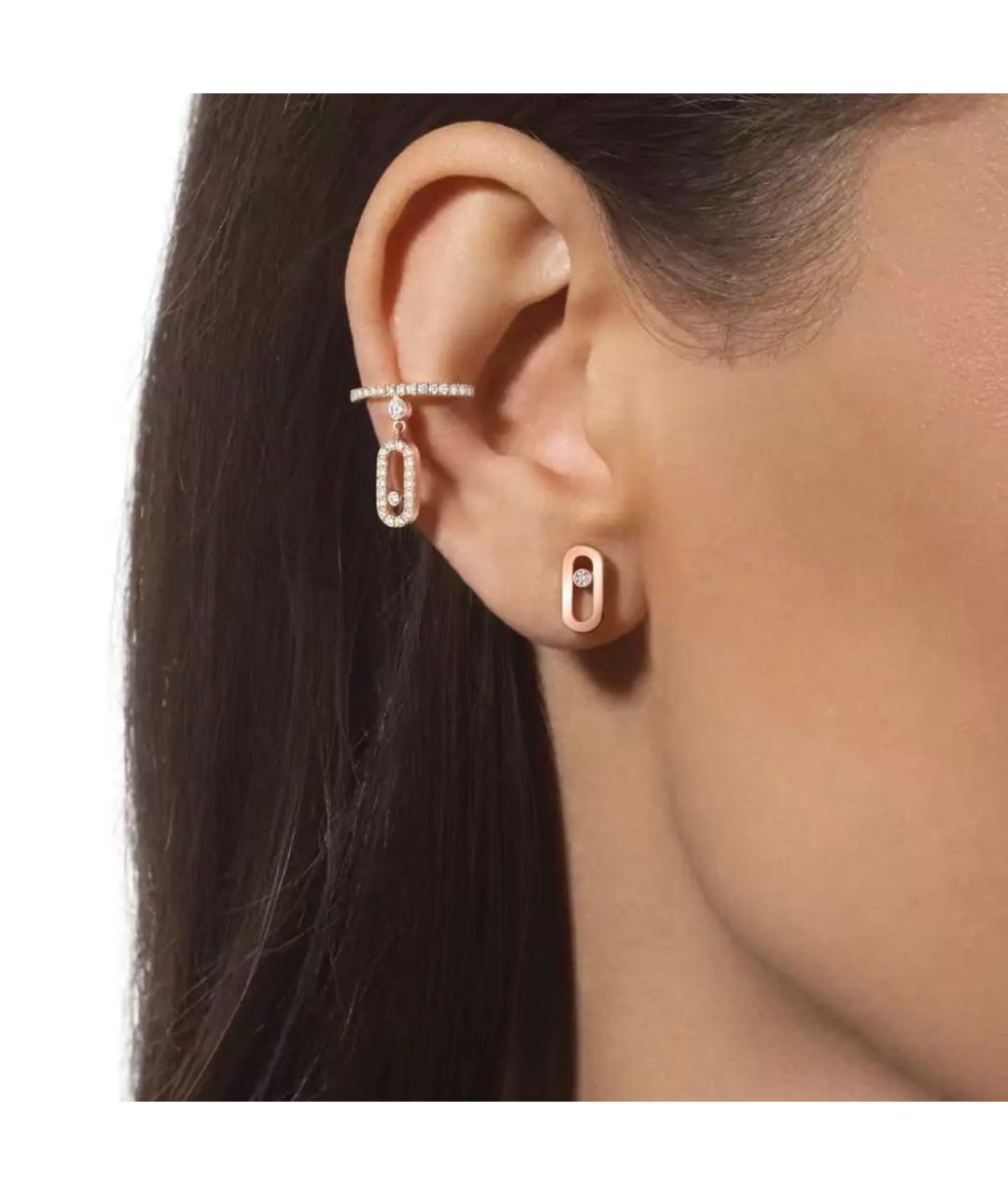 MESSIKA Золотые серьги из розового золота, фото 3