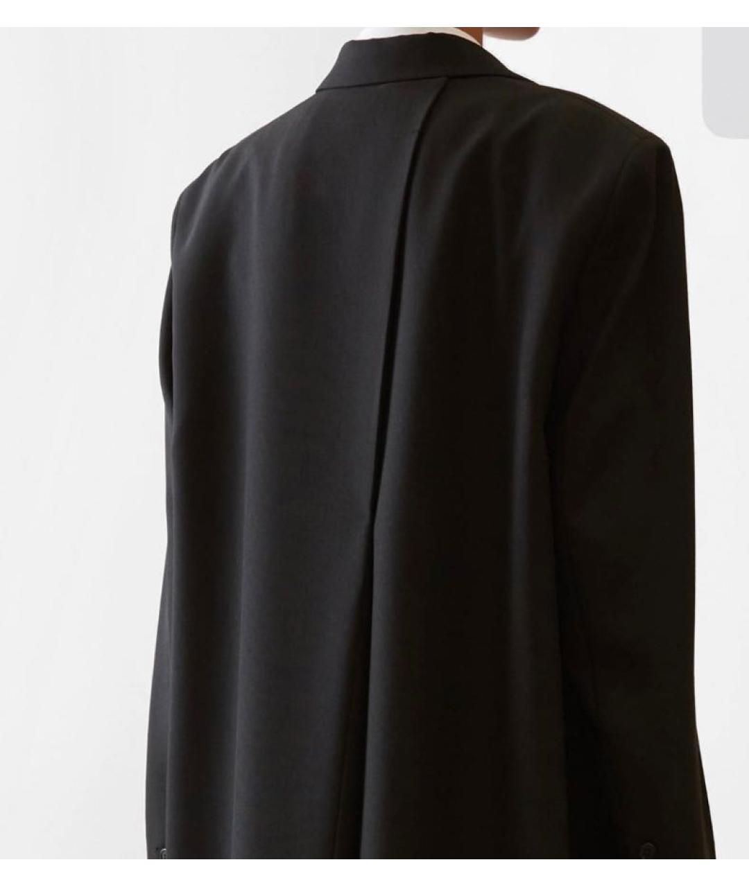 THE ROW Черное шерстяное пальто, фото 4