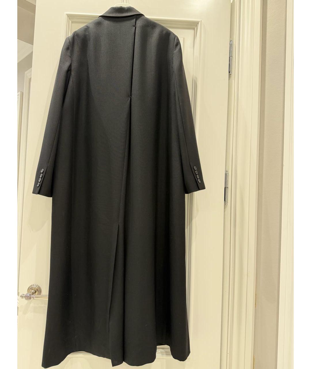 THE ROW Черное шерстяное пальто, фото 2