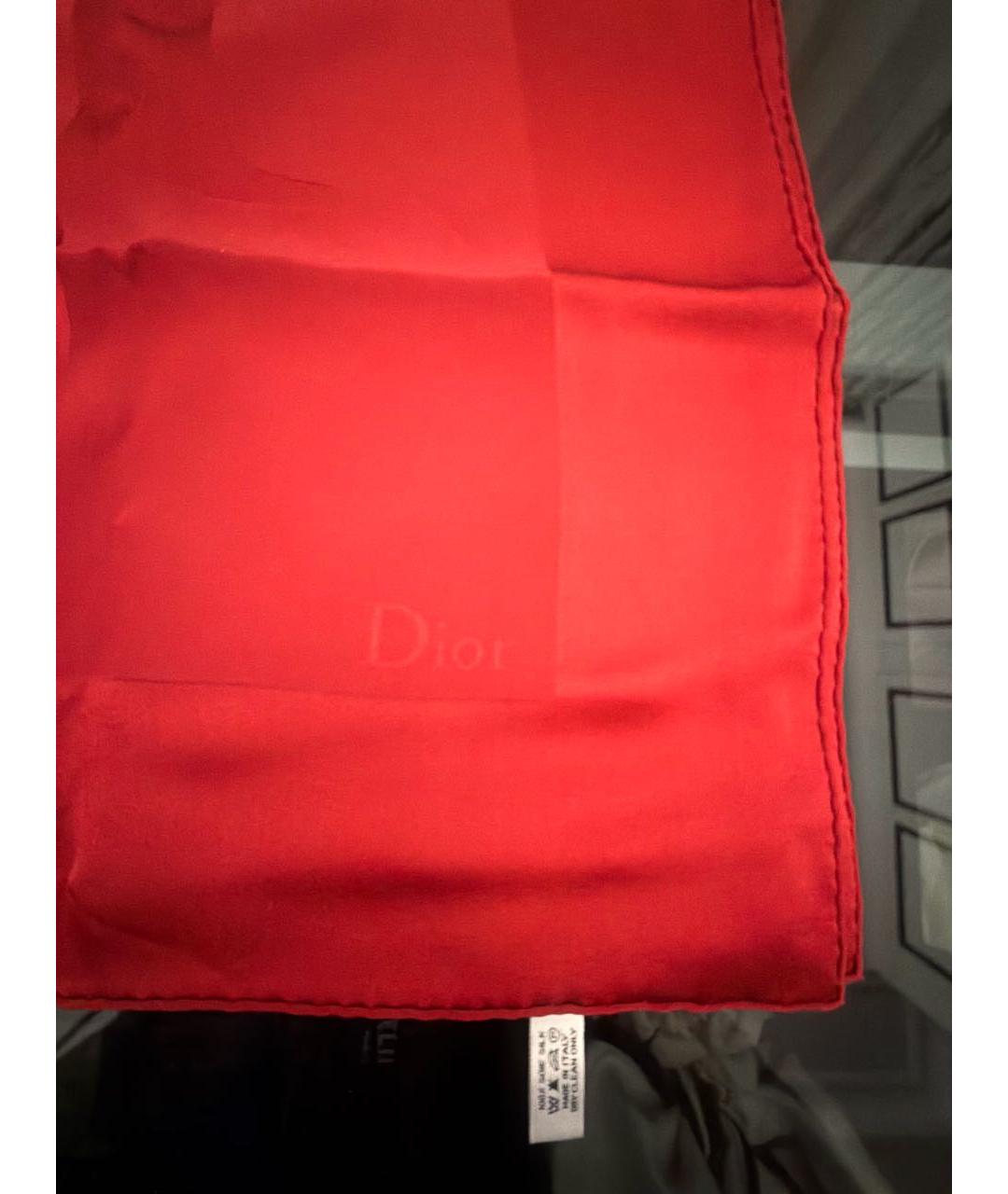 CHRISTIAN DIOR Красный платок, фото 3