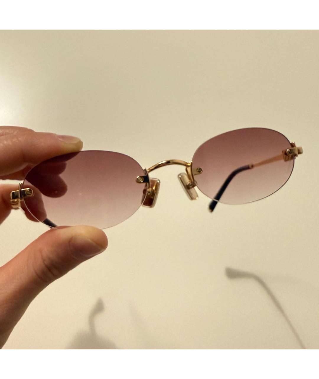 MIU MIU Розовые солнцезащитные очки, фото 6