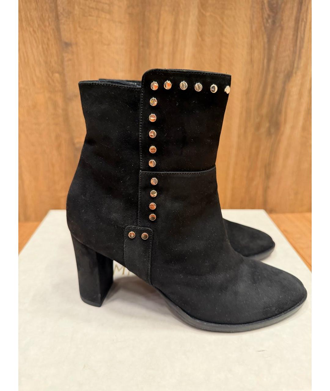 JIMMY CHOO Черные замшевые ботильоны, фото 6