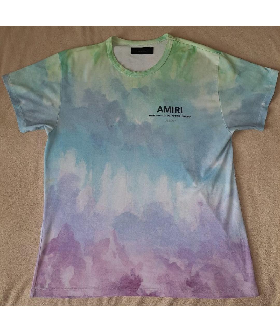 AMIRI Мульти хлопко-полиэстеровая футболка, фото 10