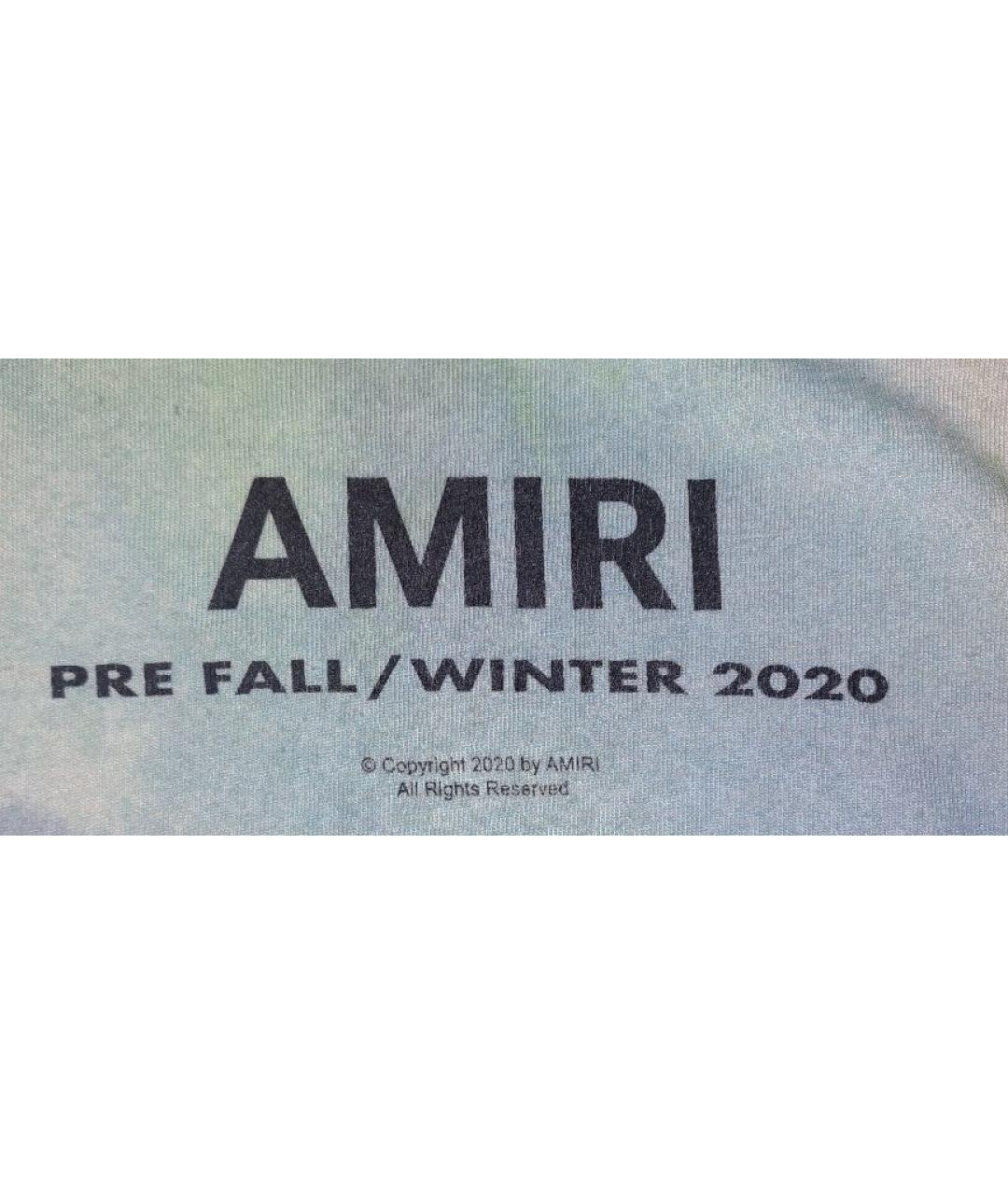 AMIRI Мульти хлопко-полиэстеровая футболка, фото 4