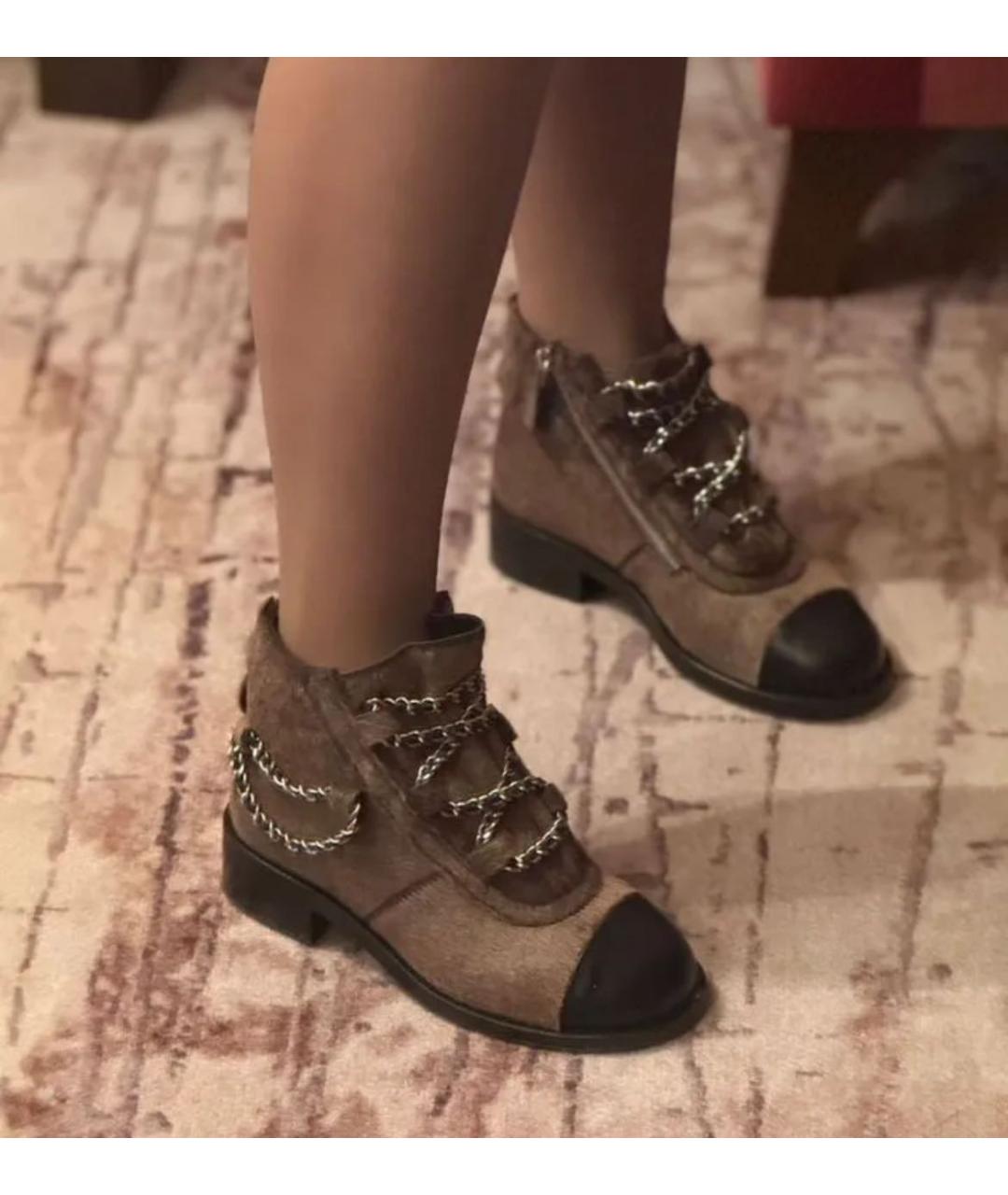 CHANEL Ботинки, фото 6