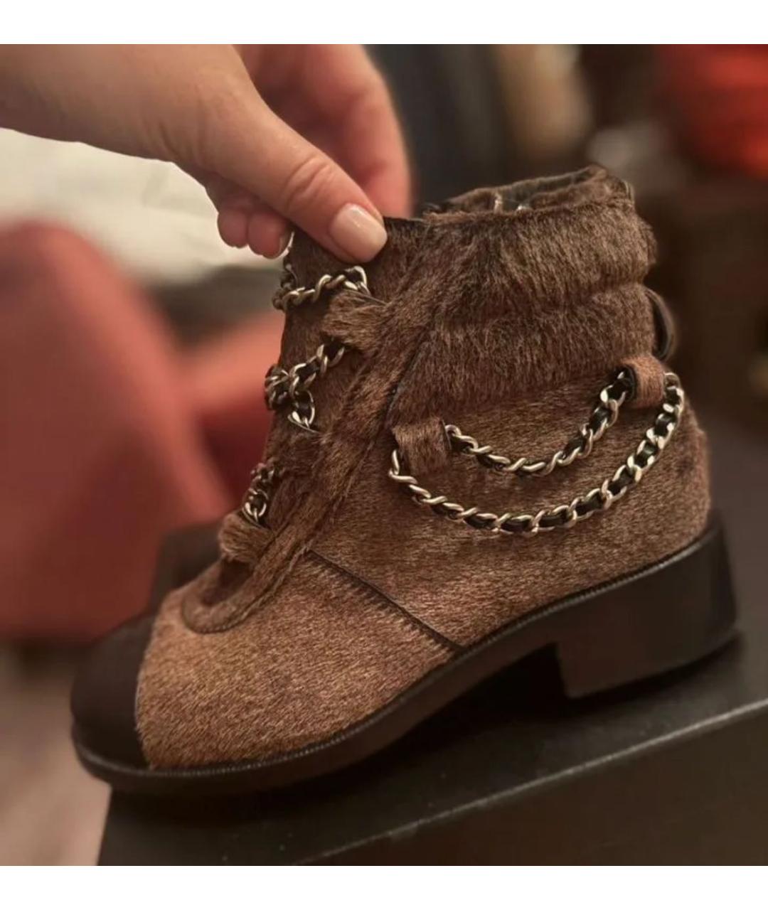 CHANEL Ботинки, фото 5