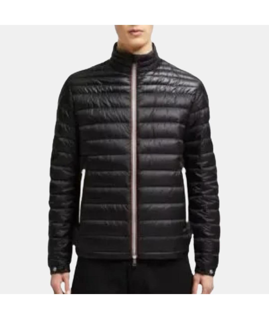 MONCLER Черный пуховик, фото 4