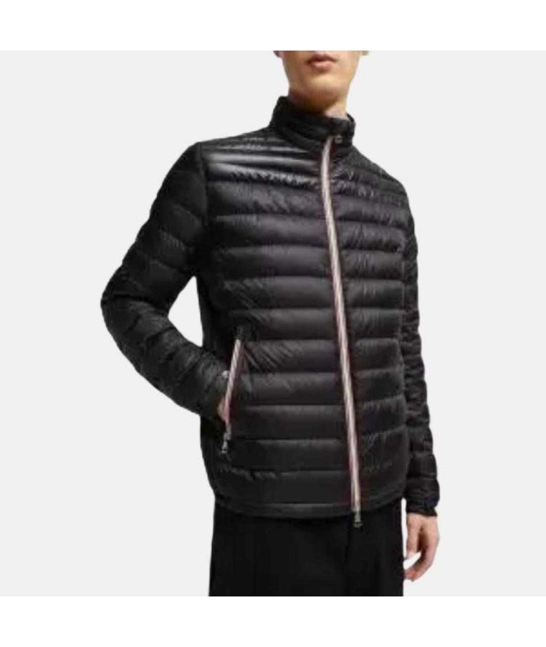 MONCLER Черный пуховик, фото 2