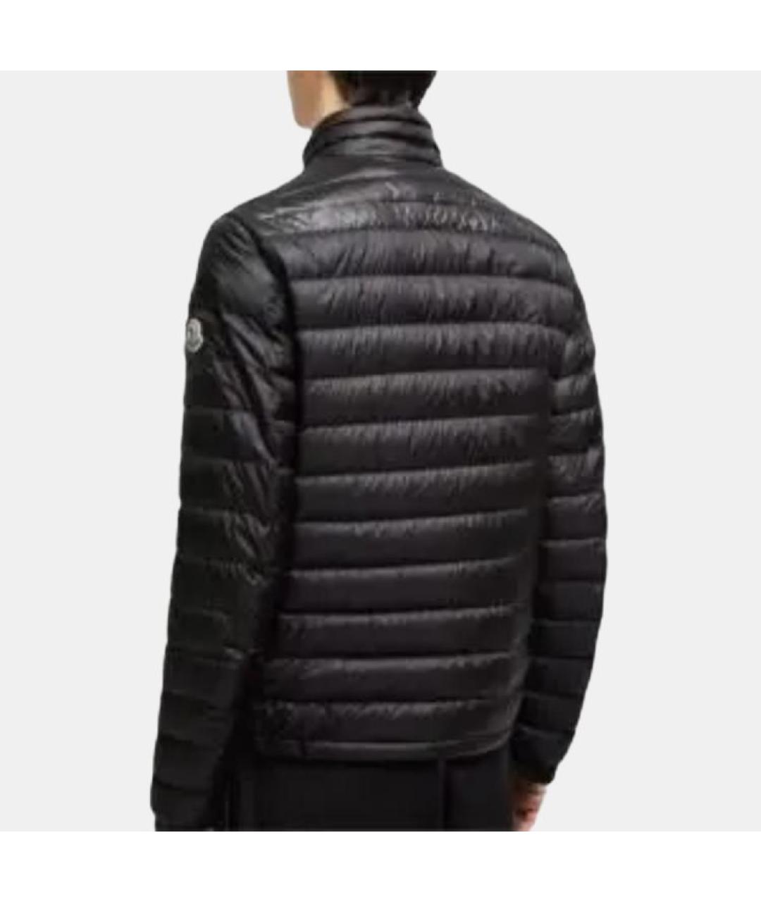 MONCLER Черный пуховик, фото 5