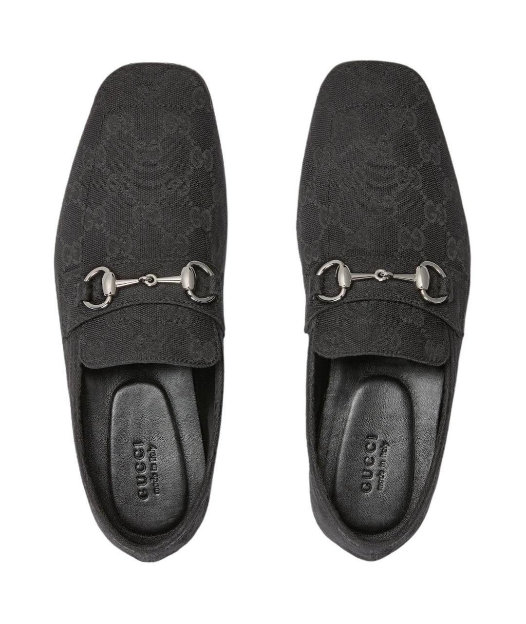 GUCCI Черные лоферы, фото 5