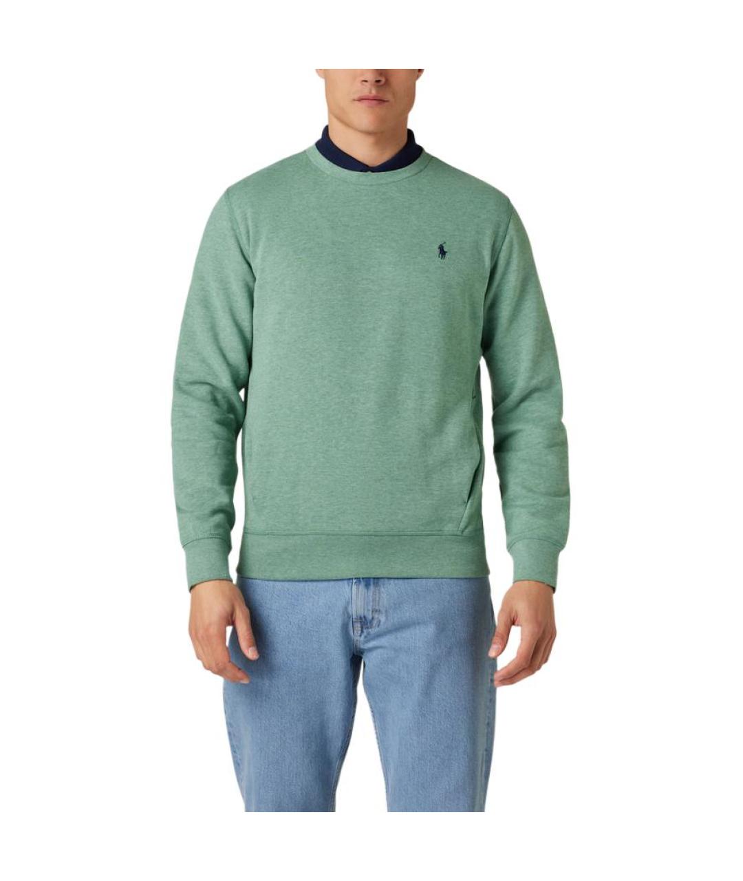POLO RALPH LAUREN Зеленый джемпер / свитер, фото 2