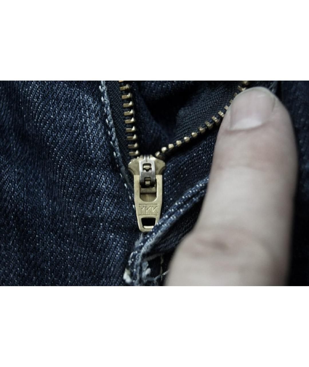 DSQUARED2 Синие хлопковые прямые джинсы, фото 5