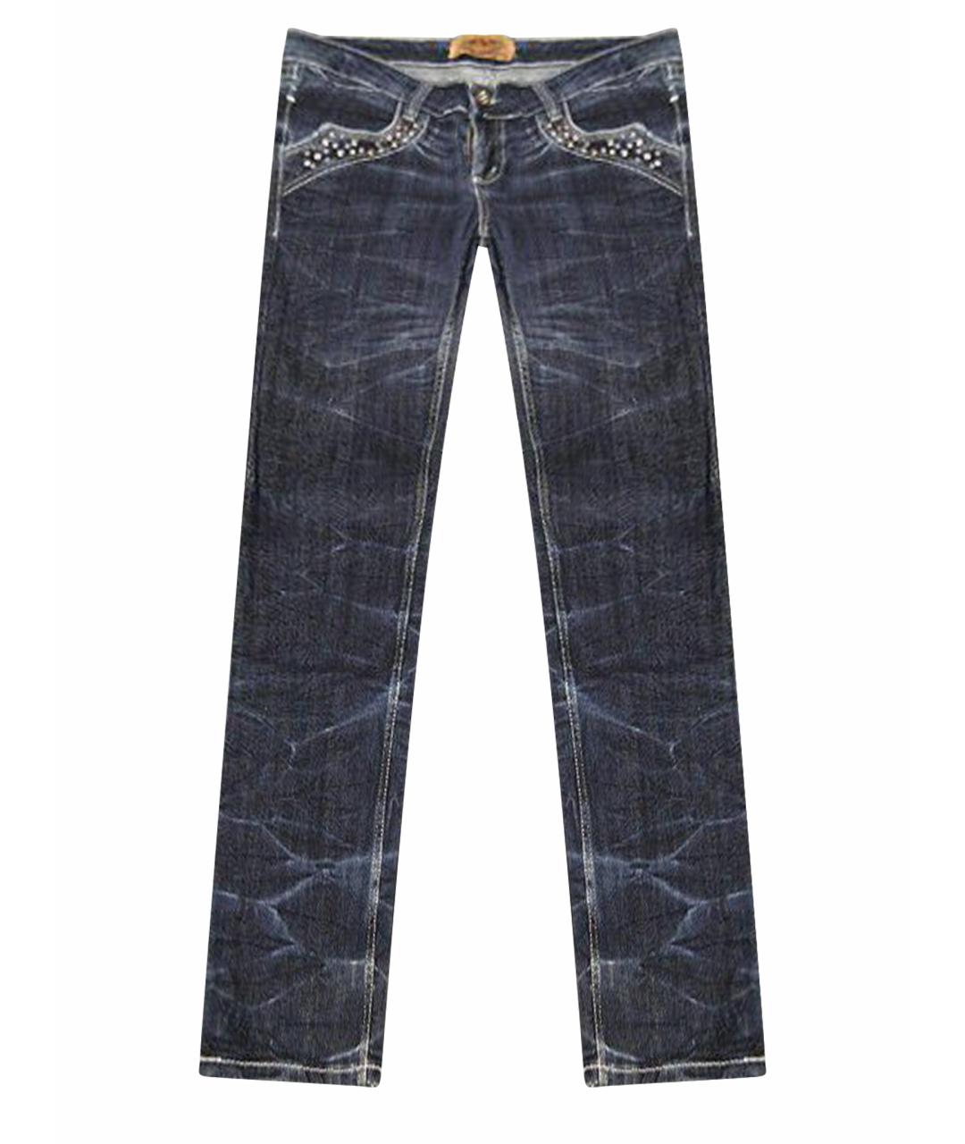 DSQUARED2 Синие хлопковые прямые джинсы, фото 1