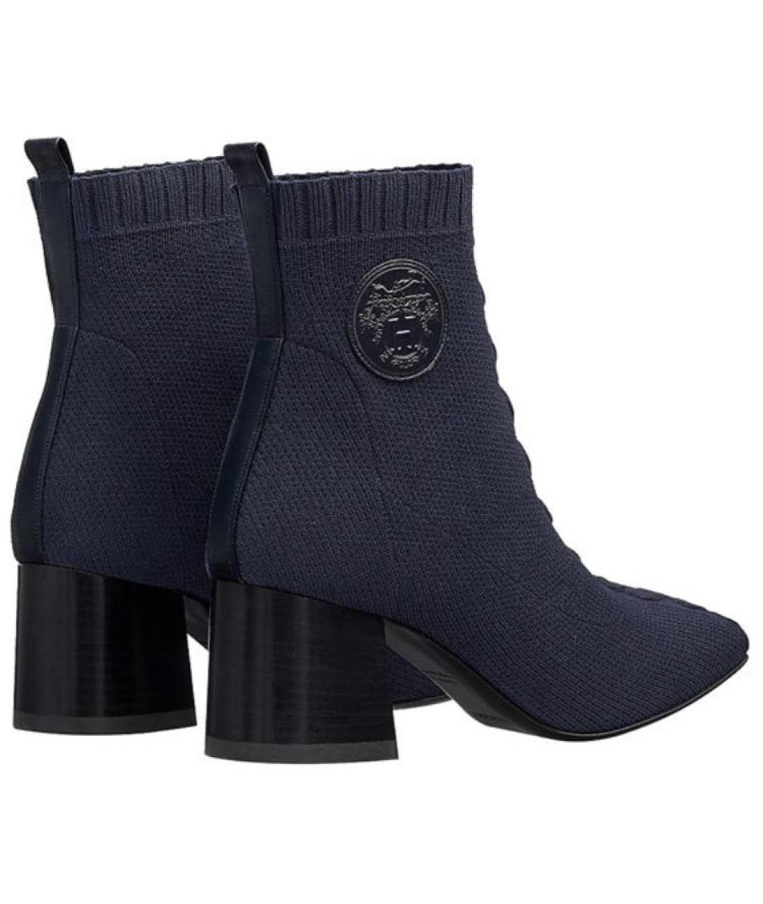 HERMES Синие ботильоны, фото 5