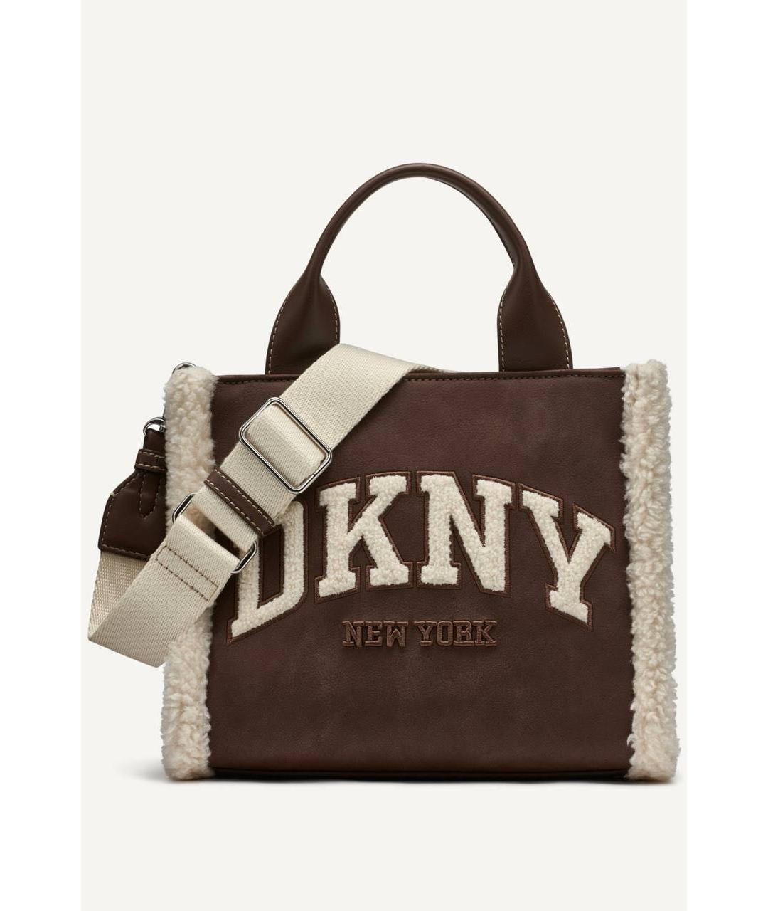 DKNY Коричневая сумка тоут, фото 5