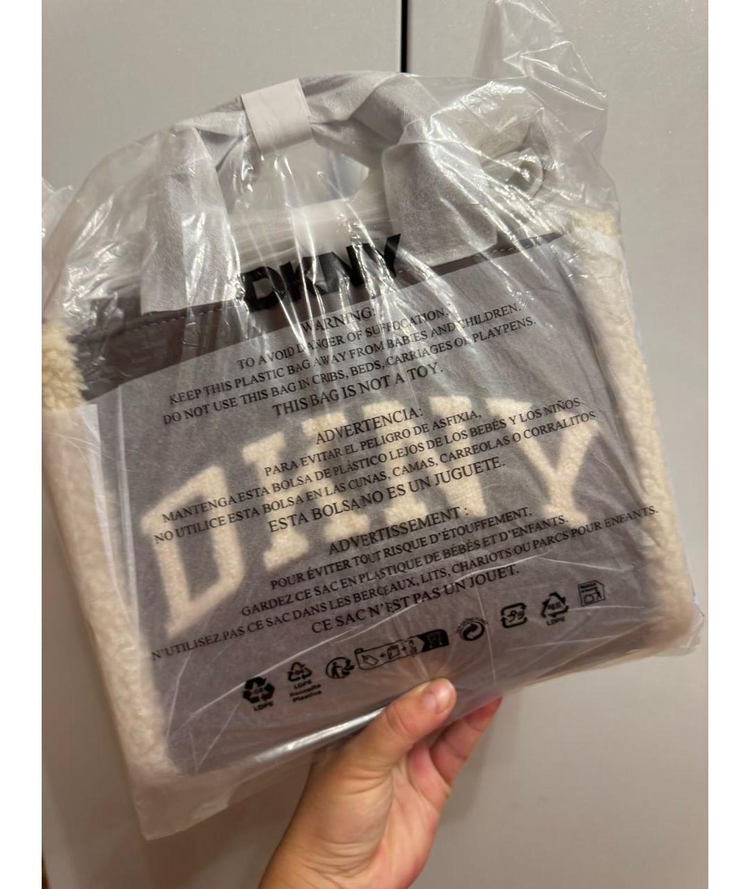 DKNY Коричневая сумка тоут, фото 4